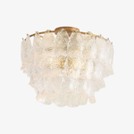 Load image into Gallery viewer, Lumvey Tiered Glass Flush Mount – Round Stacked Design for Modern Home