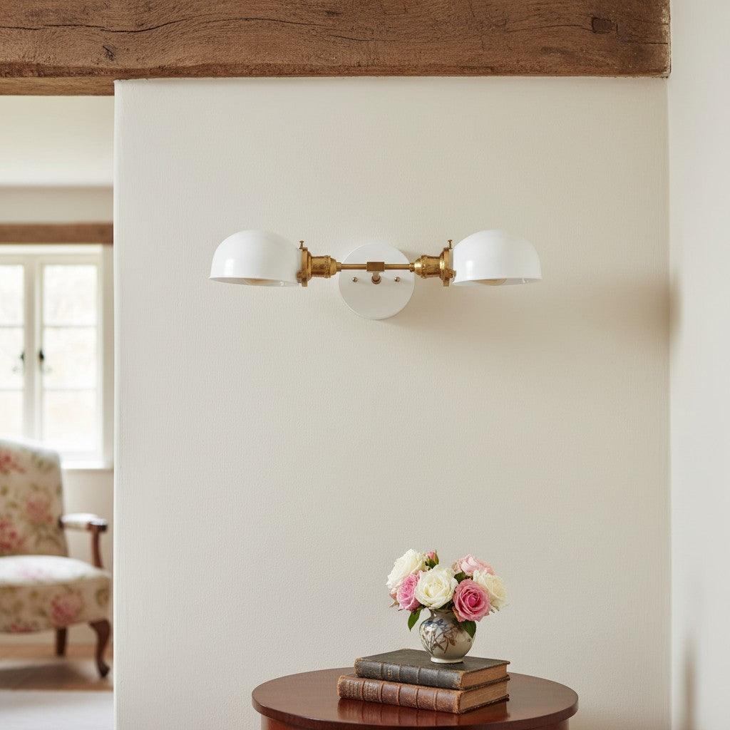 Ornato Luxe Vanity Light – Mid-Century Art Deco Wall Lamp for Bathroom