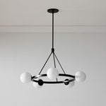 Load image into Gallery viewer, Brelia Round Light Chandelier - Modern Globe Chandelier in Stylish Design
