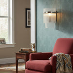 Carica l'immagine nella visualizzazione Galleria, Applique Minimalista RibGlow con Bacchette di Vetro - Elegante Lampada da Parete per Casa