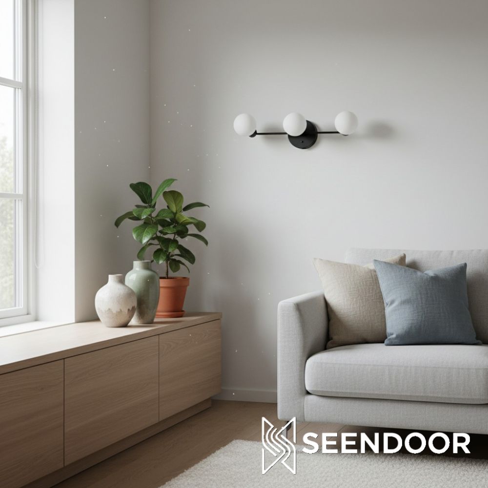 Glorica Multi-head Contemporary Wall Lamp for Living Room & Bathroom