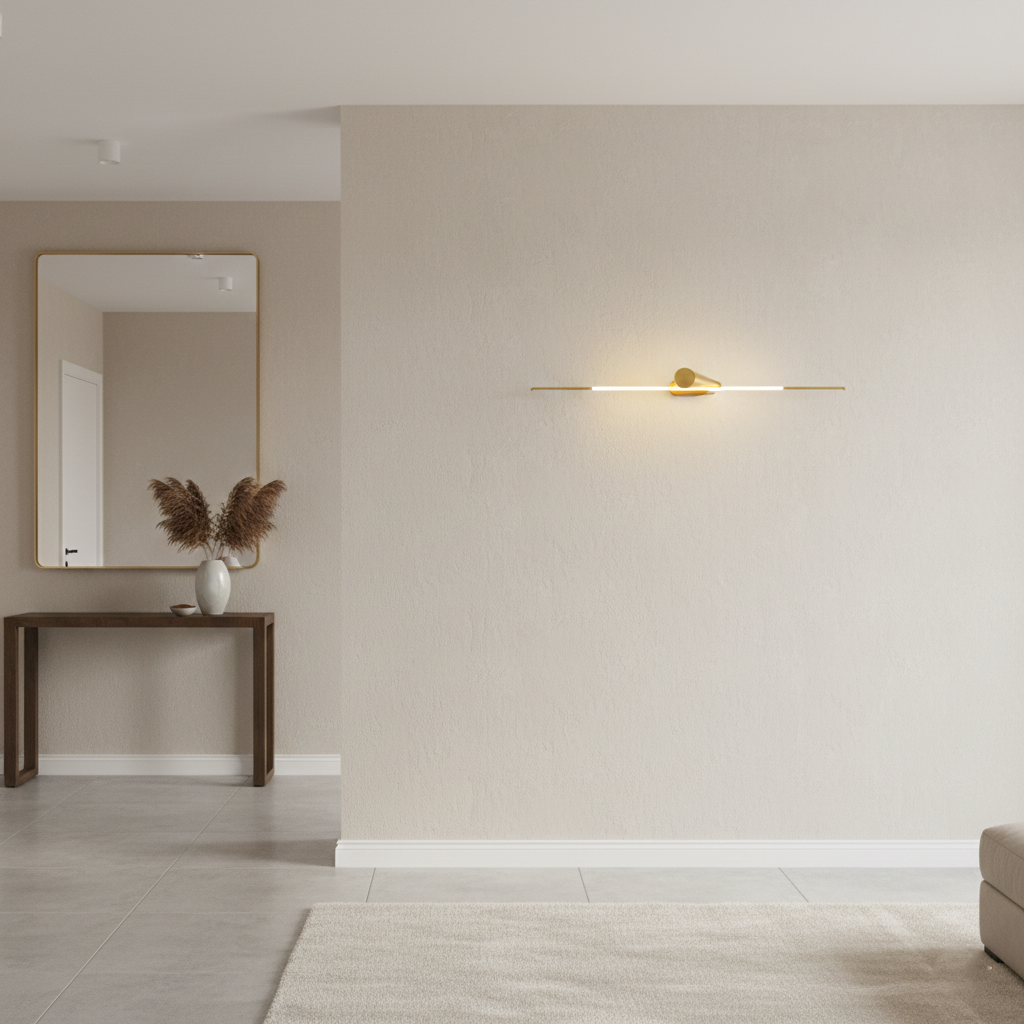 Lámpara de Pared Metálica Moderna Leigh Brilliance