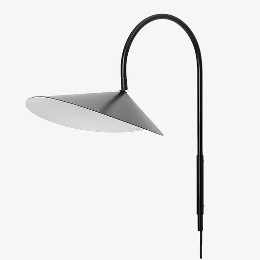 Swivora Adjustable Wall Light - Swivel Arm Contemporary Metal Lamp for Office and Kitchen N09