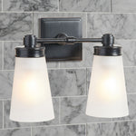 Load image into Gallery viewer, Derlina Wall Sconce Light - Zinc Alloy with Glass Shade in Modern Finishes
