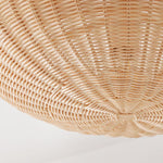Load image into Gallery viewer, Olvara Rattan Bubble Flush Mount - Chic Ceiling Lamp for Home
