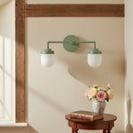 Load image into Gallery viewer, Opalume Globe Shade Modern Vanity Light for Bathroom &amp; Dressing Room
