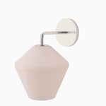 Load image into Gallery viewer, Merin Sculptural Milk Glass Geometric Wall Lamp
