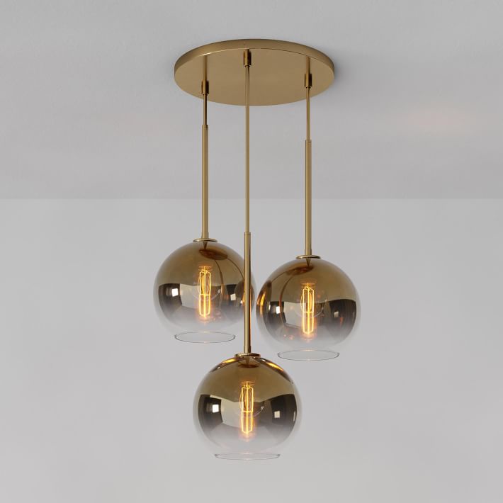 Selvion Minimalist Crystal Chandelier - Handcrafted Glass Sculptural Lighting Fixture