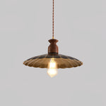 Load image into Gallery viewer, Brass Crest Pendant Light