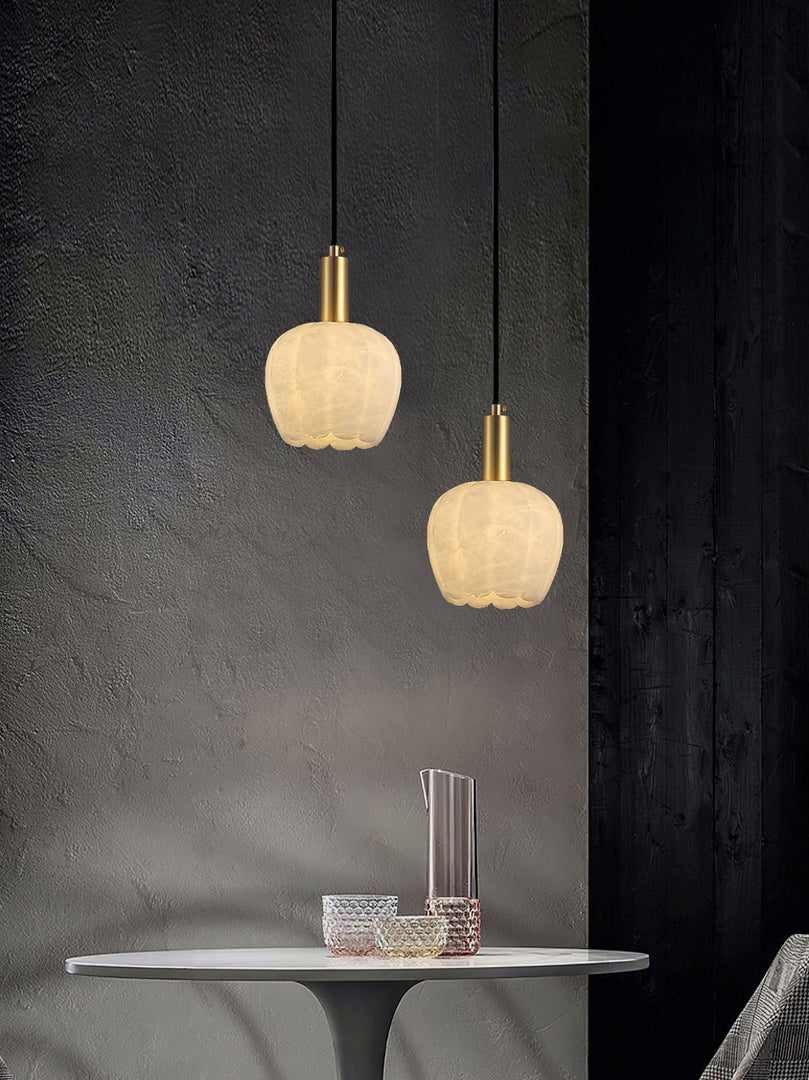 Lilin Alabaster-Pendelleuchte