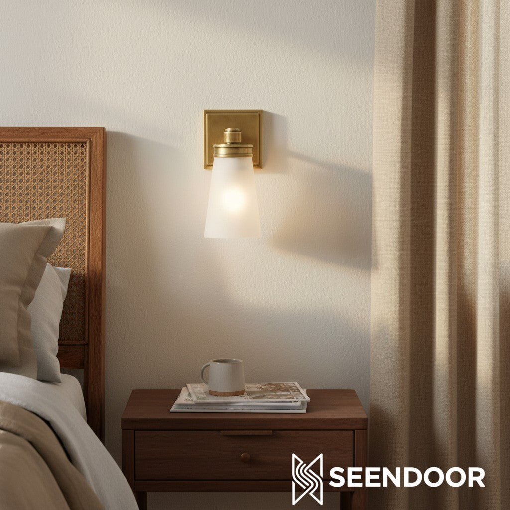 Derlina Classic Multi-head Glass Shade Wall Lamp for Bathroom & Bedroom