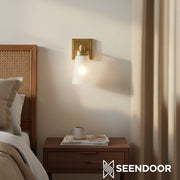 Derlina Classic Multi-head Glass Shade Wall Lamp for Bathroom & Bedroom