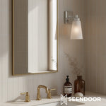 Load image into Gallery viewer, Derlina Classic Multi-head Glass Shade Wall Lamp for Bathroom &amp; Bedroom