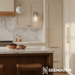 Load image into Gallery viewer, Derlina Classic Multi-head Glass Shade Wall Lamp for Bathroom &amp; Bedroom