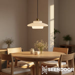 Afbeelding laden in galerijweergave, Daphne Moderne Minimalistische Melkglas Hanglamp