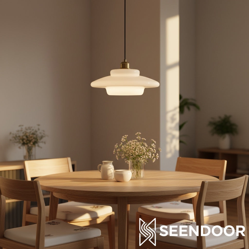 Daphne Moderne Minimalistische Melkglas Hanglamp