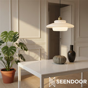 Daphne Moderne Minimalistische Melkglas Hanglamp