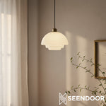 Afbeelding laden in galerijweergave, Daphne Moderne Minimalistische Melkglas Hanglamp