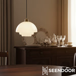 Afbeelding laden in galerijweergave, Daphne Moderne Minimalistische Melkglas Hanglamp