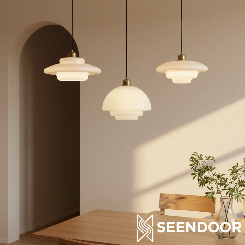 Daphne Moderne Minimalistische Melkglas Hanglamp