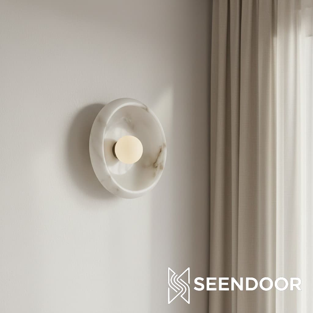 Alastor Retro Ronde Kom Kap Wandlamp