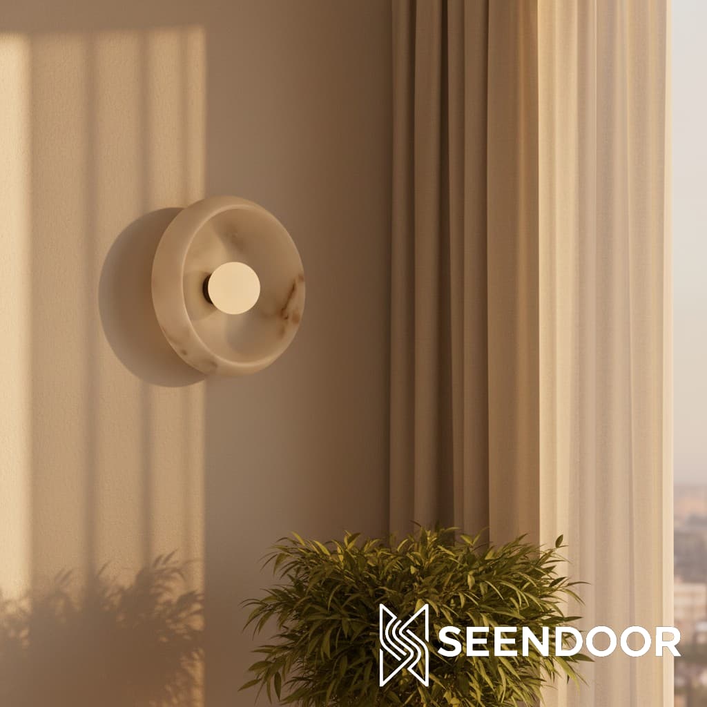 Alastor Retro Ronde Kom Kap Wandlamp