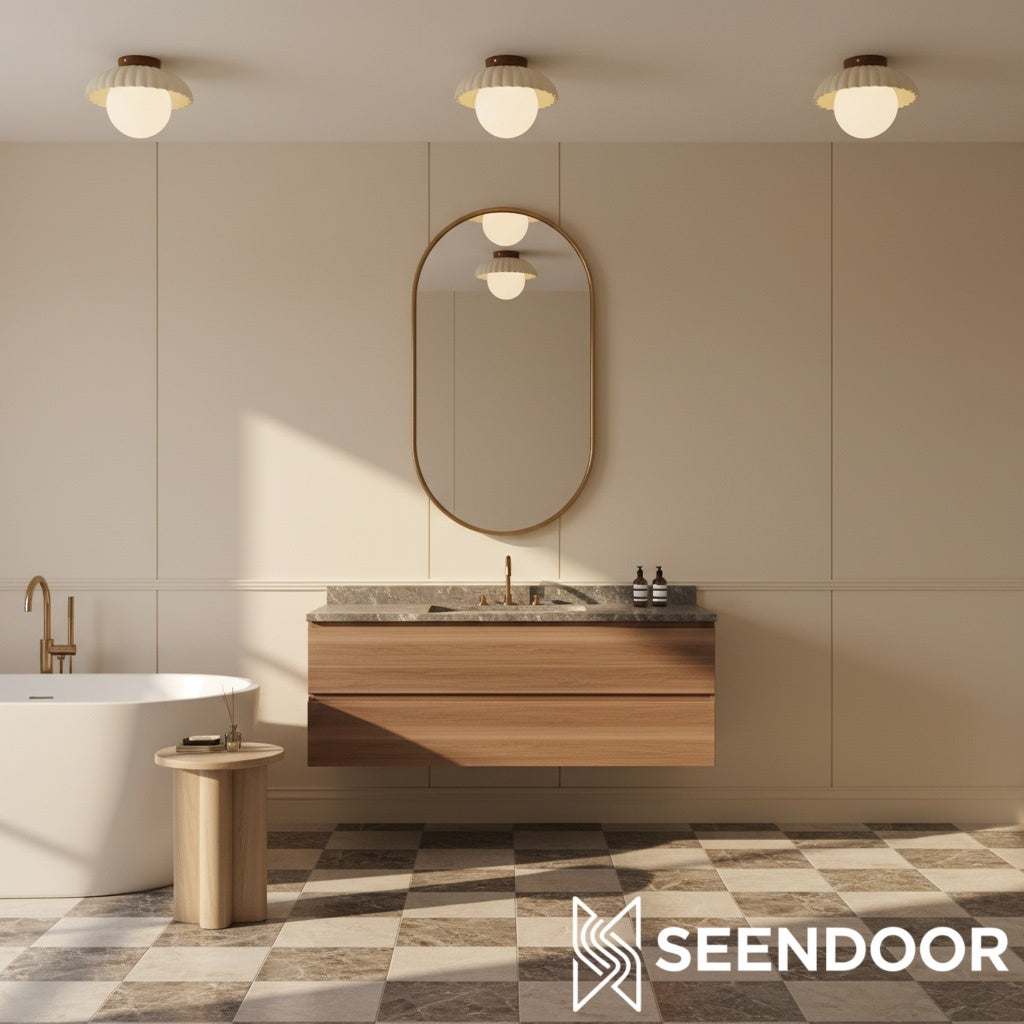 Crème Stijl Hars Alien Plafondlamp