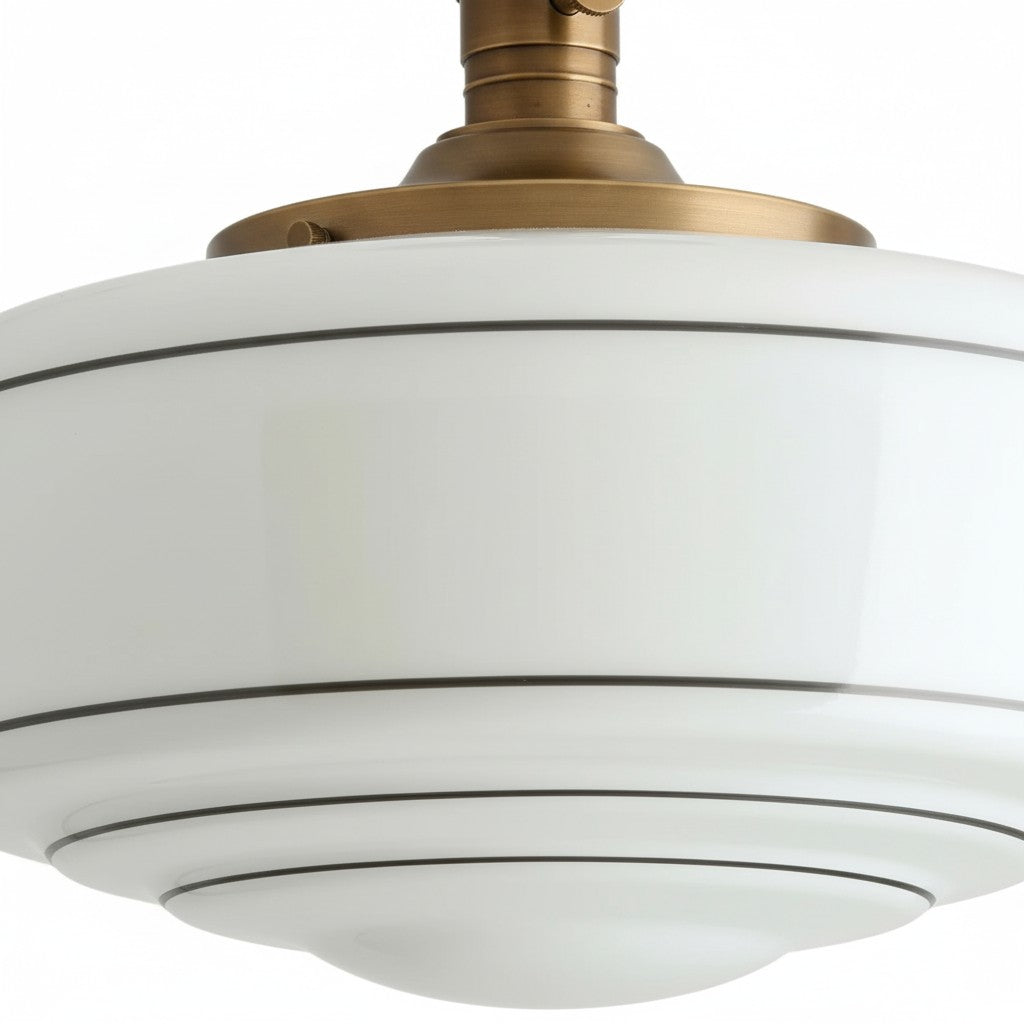 Talos Mid-Century Modern Ronde Glazen Opbouwlamp