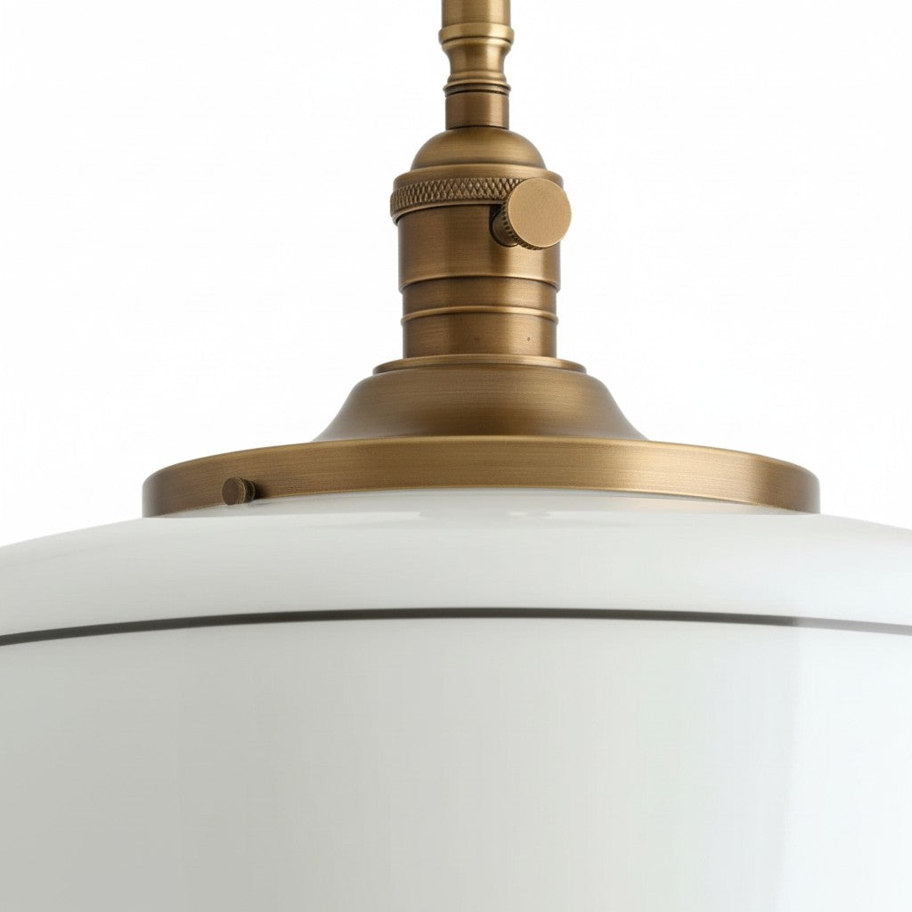 Talos Mid-Century Modern Ronde Glazen Opbouwlamp