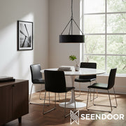 Reid Vintage Drum Bronze Pendant Light