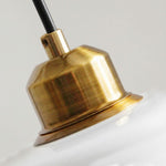 Afbeelding laden in galerijweergave, Opalisse Art Deco Hanglamp – Melkglas Koepel Plafondlamp voor Eetkamer U25