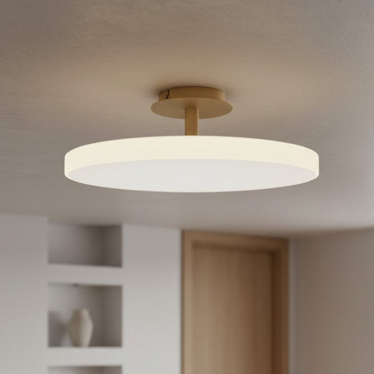 Lámpara de Techo LED de Perfil Delgado Astris - Lámpara Empotrada Contemporánea para Sala, Dormitorio o Pasillo