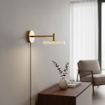 Cargar imagen en el visor de la Galería, Astris Slim Profile Wall Lamp - Adjustable Modern Wall Mounted Light for Bedroom Living Room or Study