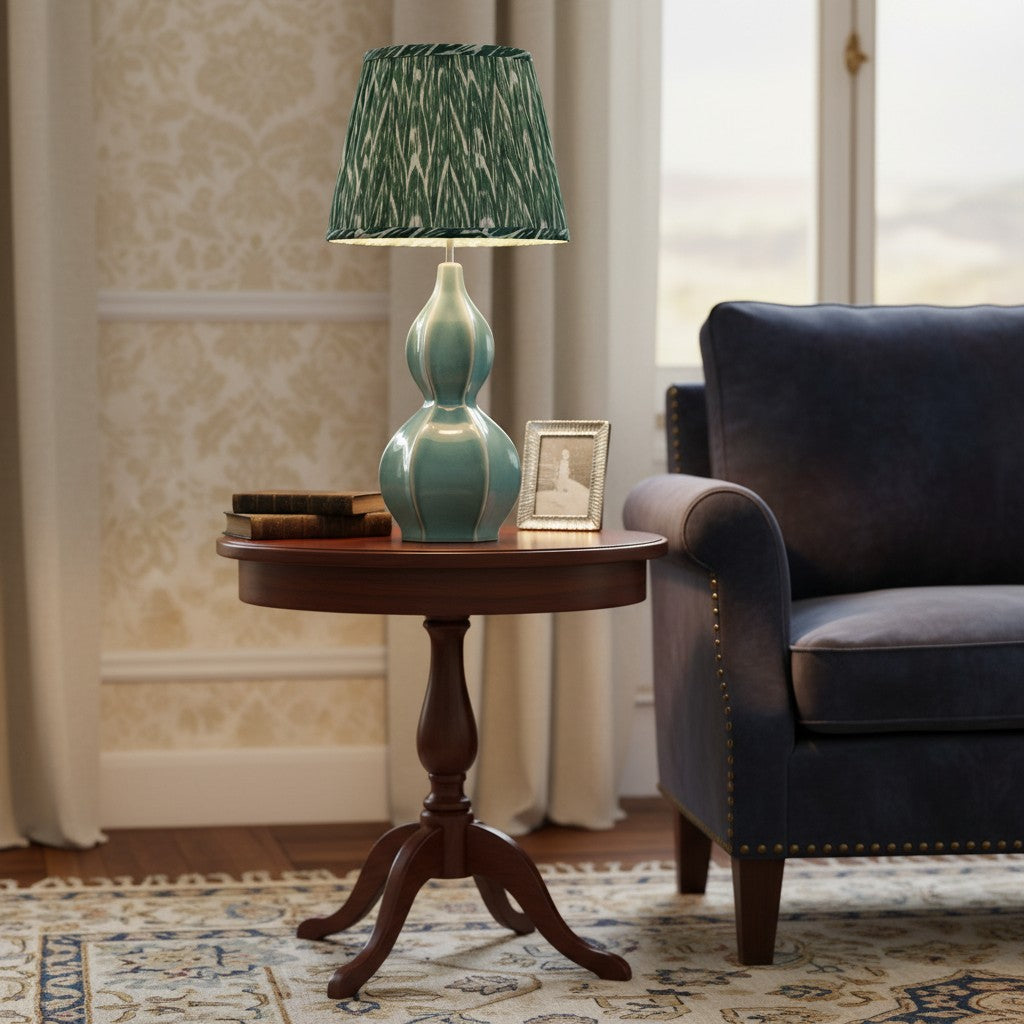 Lámpara de Mesa Thalune en Cerámica con Motivo de Algas – Brillo Costero Escultural para Dormitorios y Salas