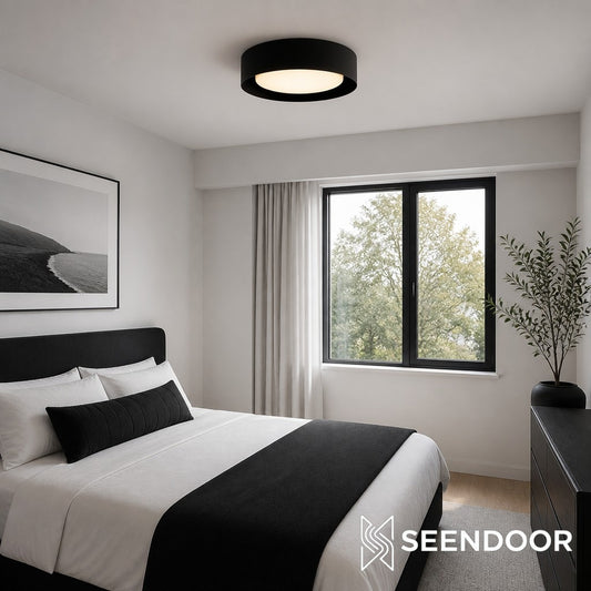 Velcora Sleek Cylindrical Ceiling Fixture – Multi-Finish Flush Mount for Modern Interiors and Lounge