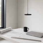 Load image into Gallery viewer, Evanos Disc Design Pendant Light – Sculptural Iron Disc Style for Modern Dining Room