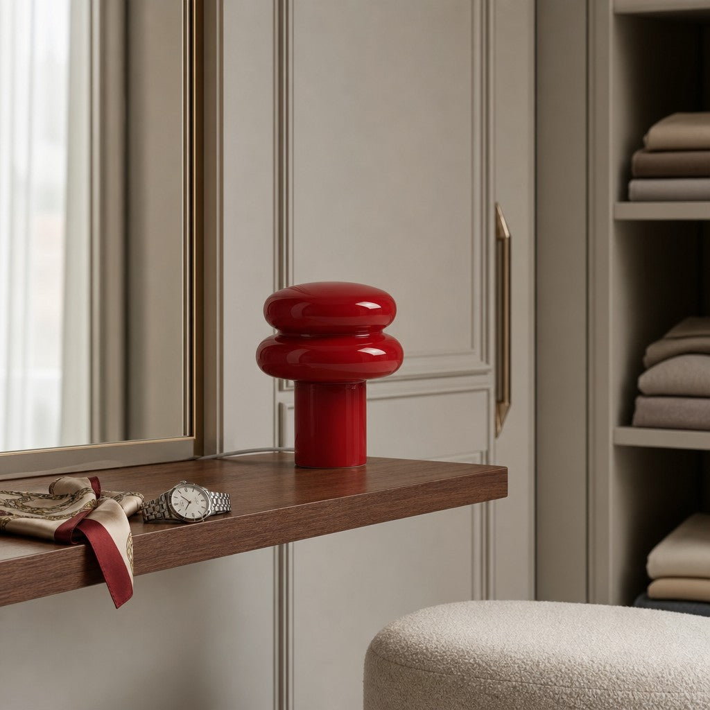 Lámpara de Mesa Orra Geométrica Diseño Moderno para Mesita de Noche y Sala