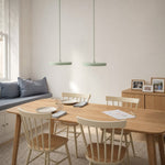 Load image into Gallery viewer, Evanos Disc Design Pendant Light – Sculptural Iron Disc Style for Modern Dining Room