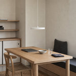 Load image into Gallery viewer, Evanos Disc Design Pendant Light – Sculptural Iron Disc Style for Modern Dining Room