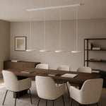 Load image into Gallery viewer, Evanos Disc Design Pendant Light – Sculptural Iron Disc Style for Modern Dining Room