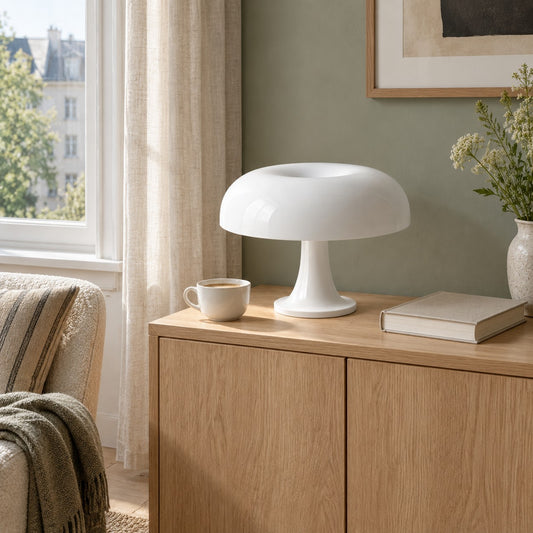 Melo Glossy Mushroom Table Lamp