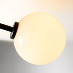 Load image into Gallery viewer, Arden Glass Contemporary 3 Light Ceiling Fixture - Sculptural Multi-Light Fixture for Living Spaces