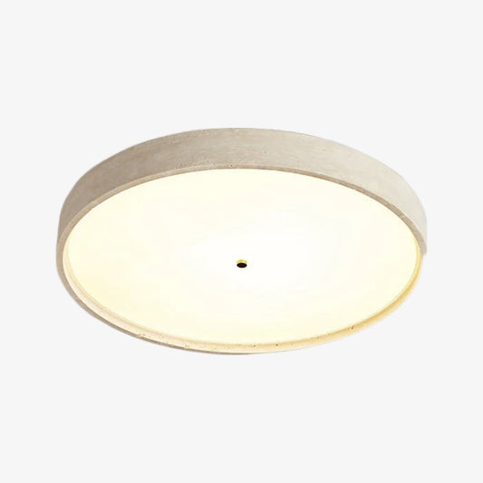 Zenthoris Lampa Sufitowa z Trawertynu Minimalistyczna Natynkowa – Nowoczesne Oświetlenie Korytarza