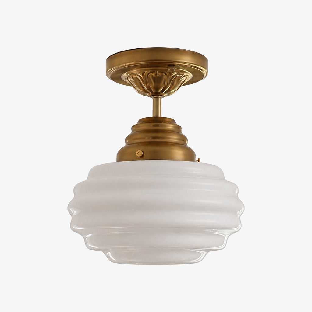Cirren Nordic Minimalist Multi-Tier Flush Mount Ceiling Light for Bedroom Decor