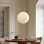 Load image into Gallery viewer, Lumivelle Minimalist Glass Pendant – Adjustable Height Dimmable Design
