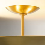 Charger l'image dans le visualiseur de la galerie, Plafonnier encastré Plara - Luminaire de plafond en métal en forme de dôme arrondi et minimaliste pour couloir