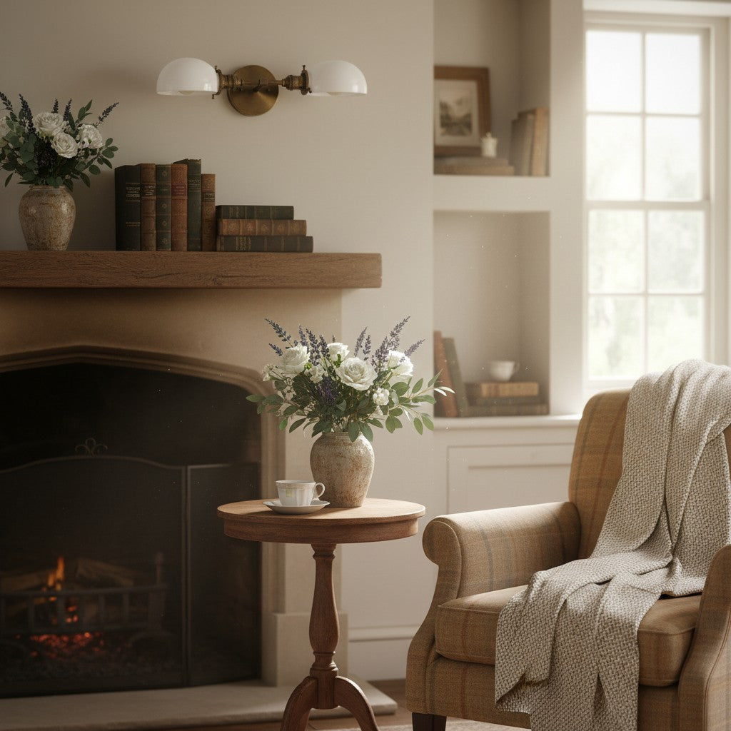 Ornato Luxe Vanity Light – Mid-Century Art Deco Wall Lamp for Bathroom