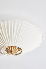Afbeelding laden in galerijweergave, Elumina Silk Semi-Flush Mount - Moderne stoffen plafondlamp
