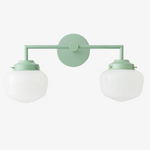 Load image into Gallery viewer, Opalume Glass Vanity Light - Vintage Inspired Bathroom Wall Lighting
