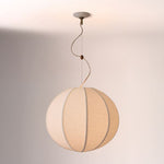 Load image into Gallery viewer, Alvian Pendant Light - Linen Shade with Adjustable Height for Cozy Dining
